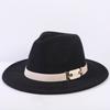 Popular European and American Classic Simple Flat-brimmed Top Hat Men's and Women's Fashionable and Elegant Versatile Jazz Hat Top Hat