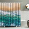 Beautiful Ocean Waves Shower Curtain Perfect For Your Bathroom Decor