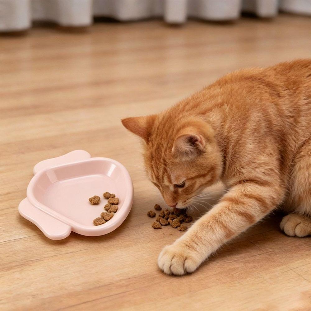Puppy Shape Cat Bowl Non-slip Pet Food Dish Cute Cat Food Bowl  Pet Feeding