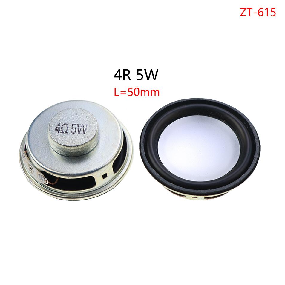 JCD 1Pcs Speaker Horn 4R 3W 5W Diameter 36mm 40mm 45mm 50mm 52mm 57mm 78mm Amplifier Rubber Gasket Loudspeaker Trumpet 4 Ohm
