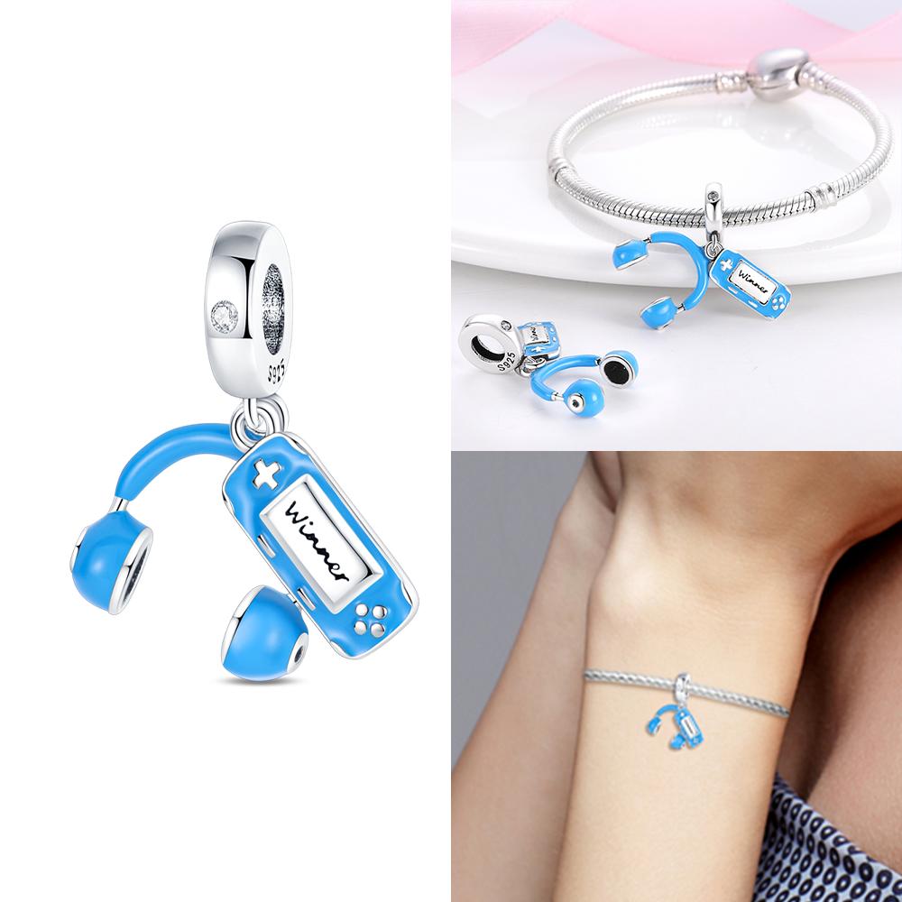 Charms Copper Original Blue Ocean Travel Cabin For Ships Planes Beads Fit Bracelet Women Jewelry Making Diy