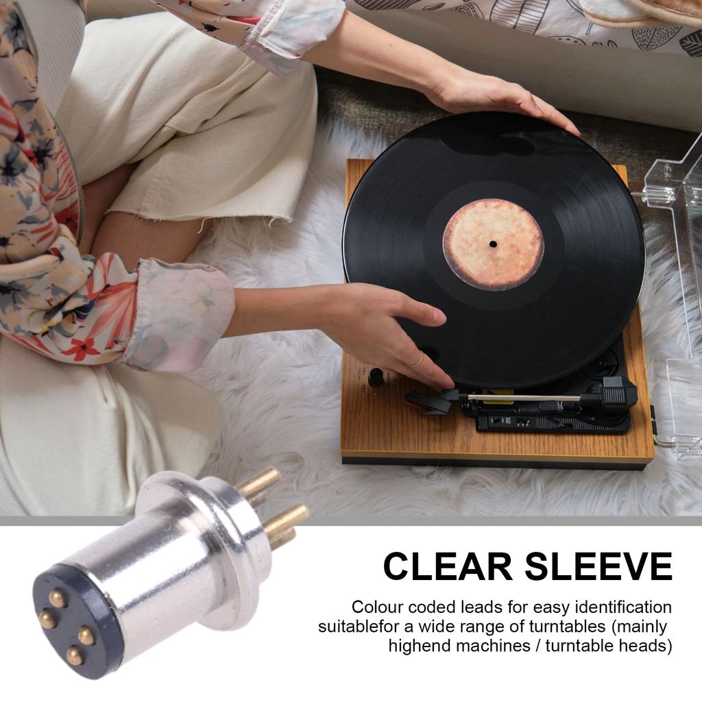 Turntable Headshell Aluminum Headshell Terminal Turntable Needle Replacement Phono Styluses Cartridges Rack Attachment