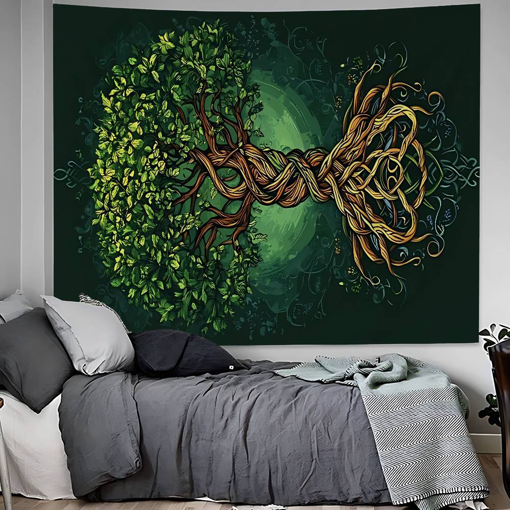 Tree life Yggdrasil Hippie Wall Hanging Tapestries for Living Room Home Dorm Decor Art Home Decor