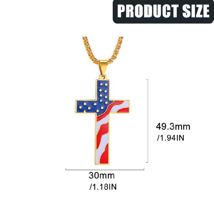 Fashion Forward Stainless Steel Chain Necklace Crosses Pendant Collarbone Chain Jewelry Unisex Accessory