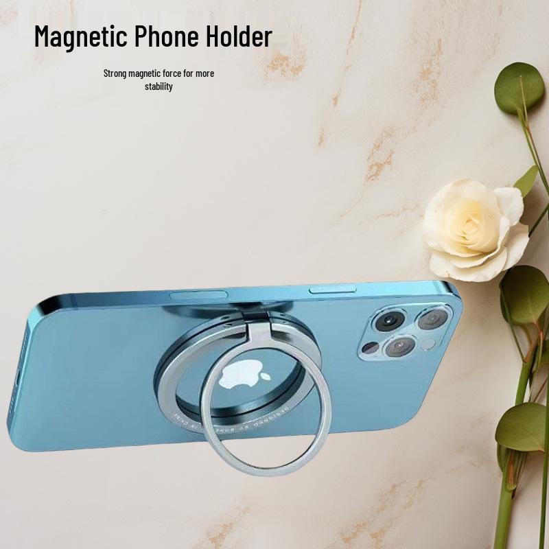 Foldable Magsafe Magnetic Phone Holder with Finger Ring