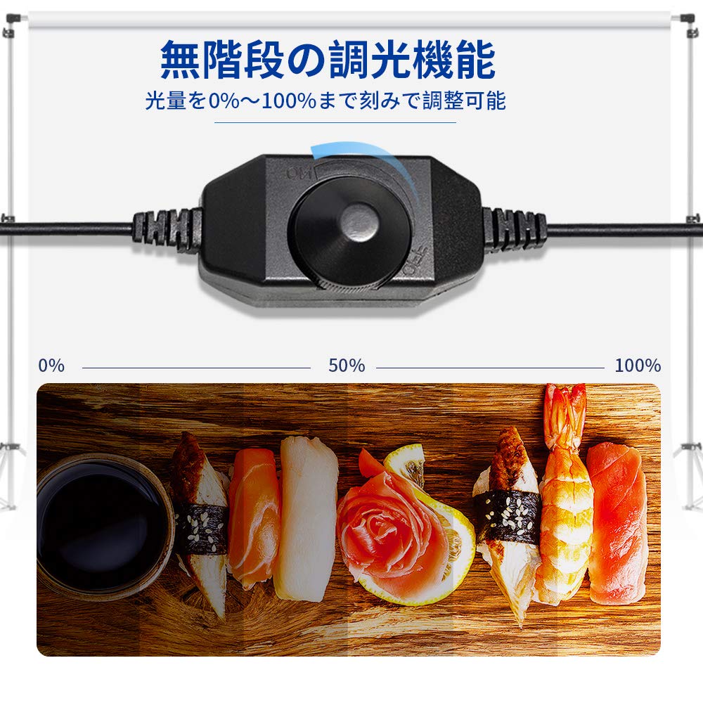 Fotografie-Set SAMTIAN 90x90x90cm Supergroße Fotobox Hintergrundbogen Fotokabine Fotostudio 126 Fotografie-LED-Leuchten