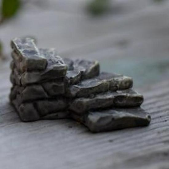 

Stone Path Moss Micro Staircase Resin Ornaments