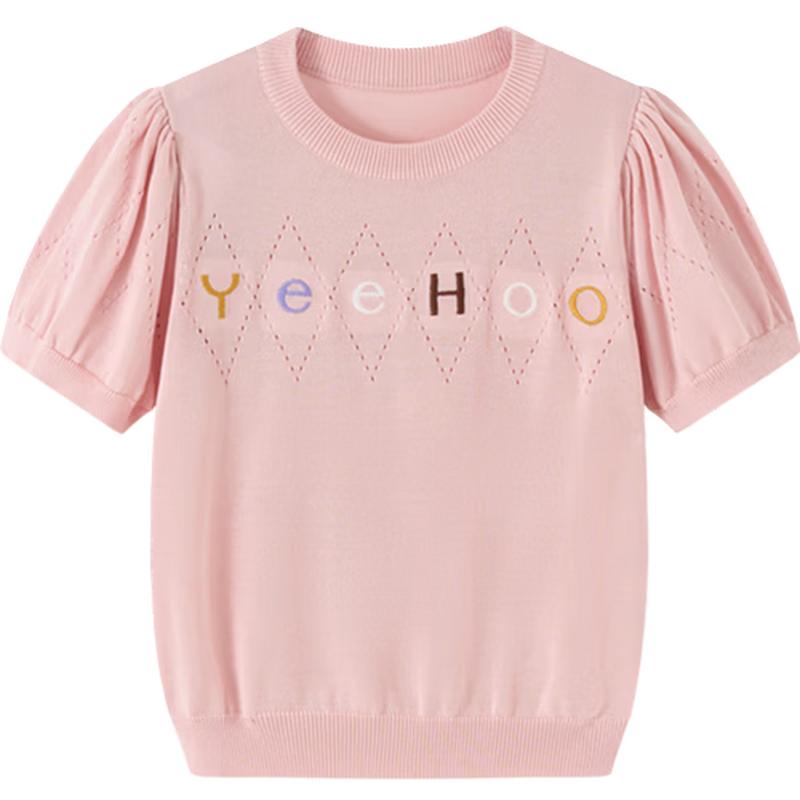 YEEHOO Girls Cool-touch Short Sleeve T-shirt 120