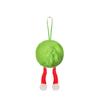Christmas Rolling Ball Pendant: Fluorescent Green Faux Balls