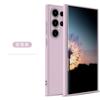 Applicable to Samsung S25Ultra mobile phone case ultra-thin matte skin feeling liquid tpu soft Note20 all-inclusive S24plus