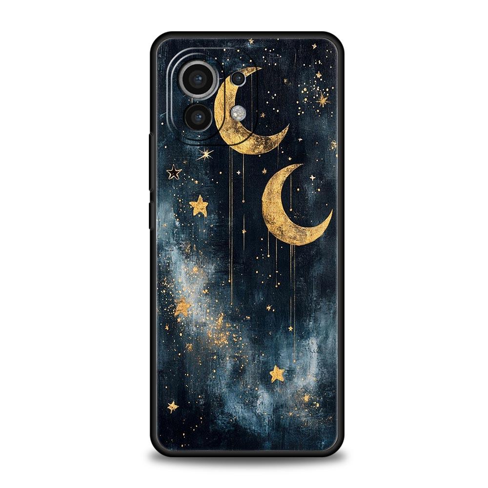 

Fashion Starry Sky Stars Phone Case Cover for Xiaomi Mi 17 15 14 13 12 11 Ultra 15T 14T 13T 12T 11T Pro Lite 5G Soft TPU Shell Xiaomi 12 Pro