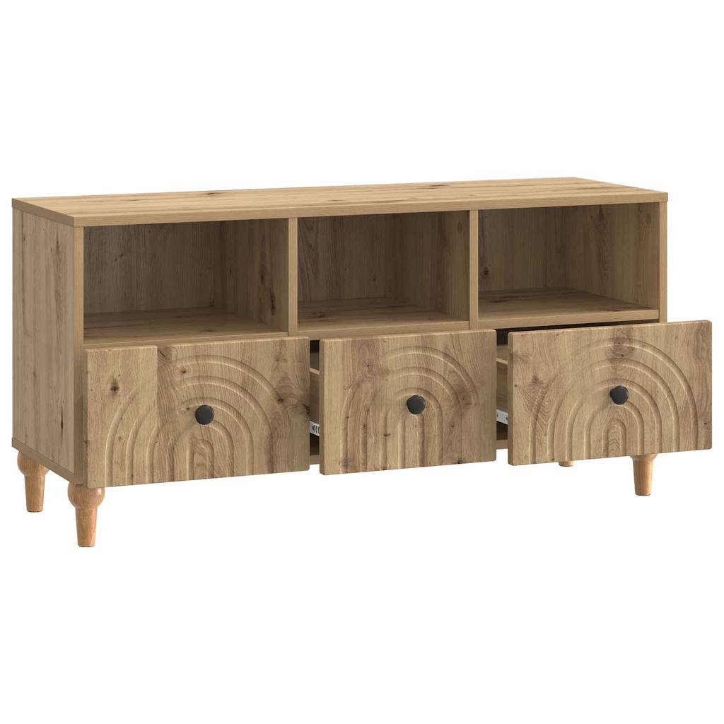 TV Stand Artisan Oak 102 x 34.5 x 50 cm Particleboard