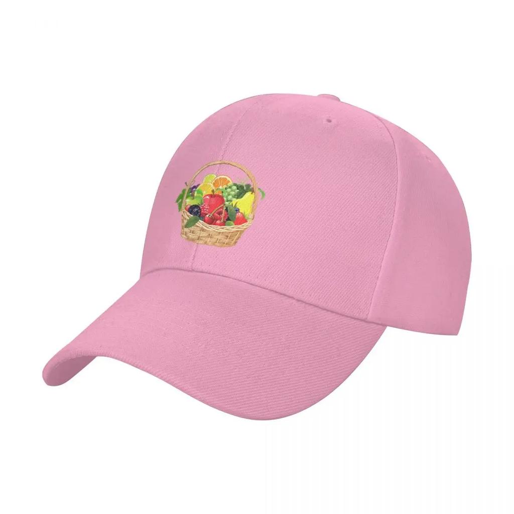 Fruit Label Baseball Cap Big Size Hat Fishing Caps Man Golf Wear Sun Hats For Women Men's
