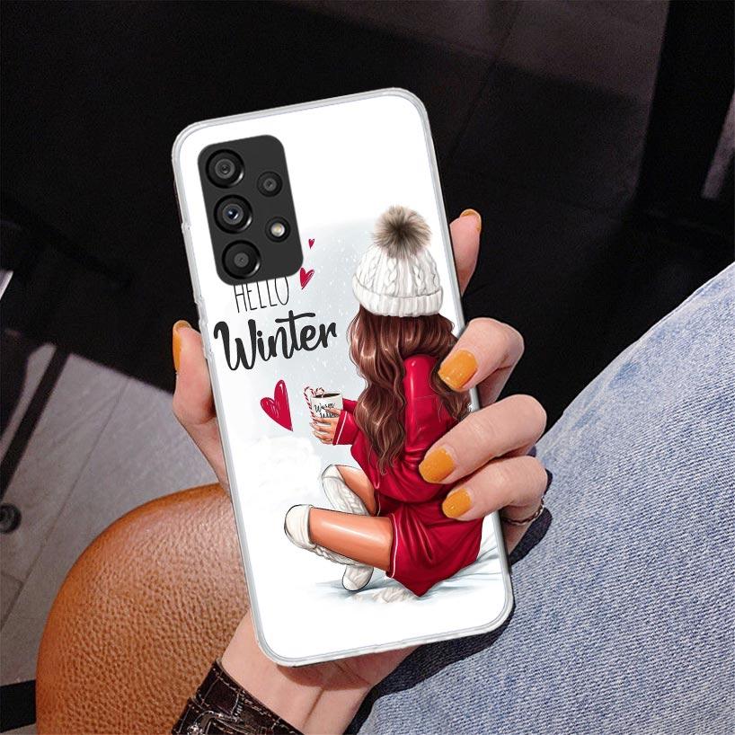 Girl Boss Female Coffee Phone Case For Samsung Galaxy A17 A16 A15 A14 A13 A57 A56 A55 A54 A53 A37 A36 A35 A34 A33 A26 A25 A24 A2