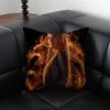 rRhaenys Targaryen Pillow TV Drama Cushion Cover Pillow Case Antidustmite Invisible zipper silky plush cushion