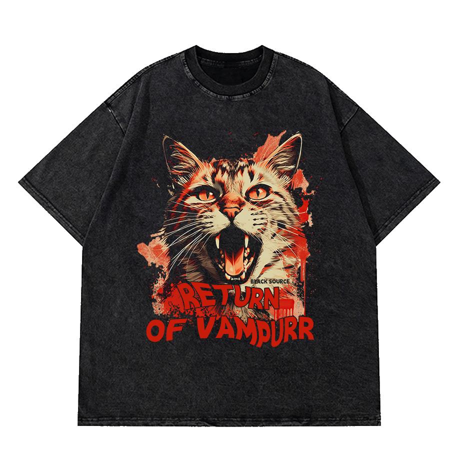 The Return Of Vampurr TShirt Men O Neck Cool Summer T Shirts Short Sleeve Tees Fashion Tops