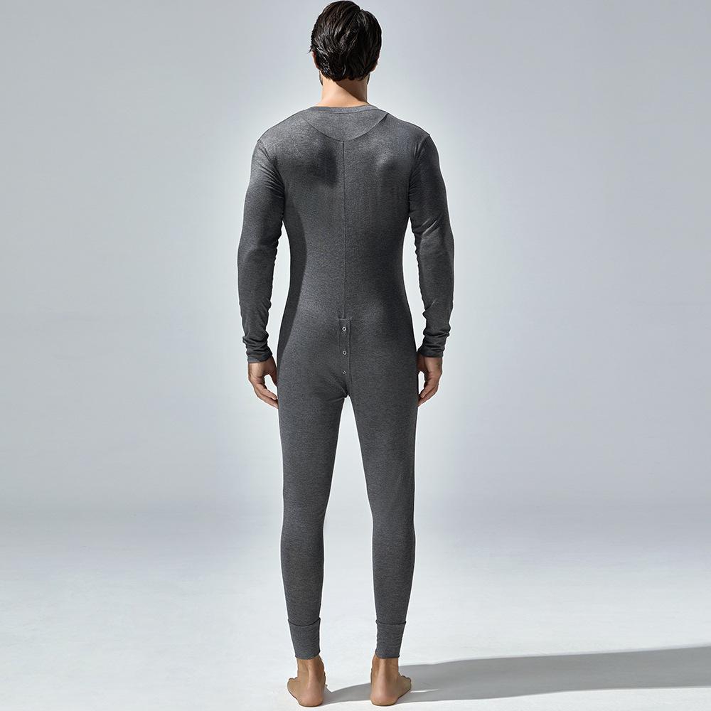 TAUWELL Yeni Günlük Düğmeli Ağ Kısım Tulum Pijama Ev ve Gecelik İçin