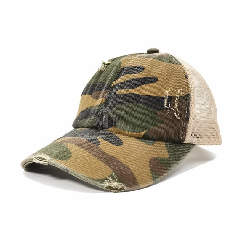 

Spring Summer Soft Baseball Cap For Women Vintage Washed Cotton Ponytail Caps Men Blank Denim Sport Trucker Sun Hats Gorras Adult