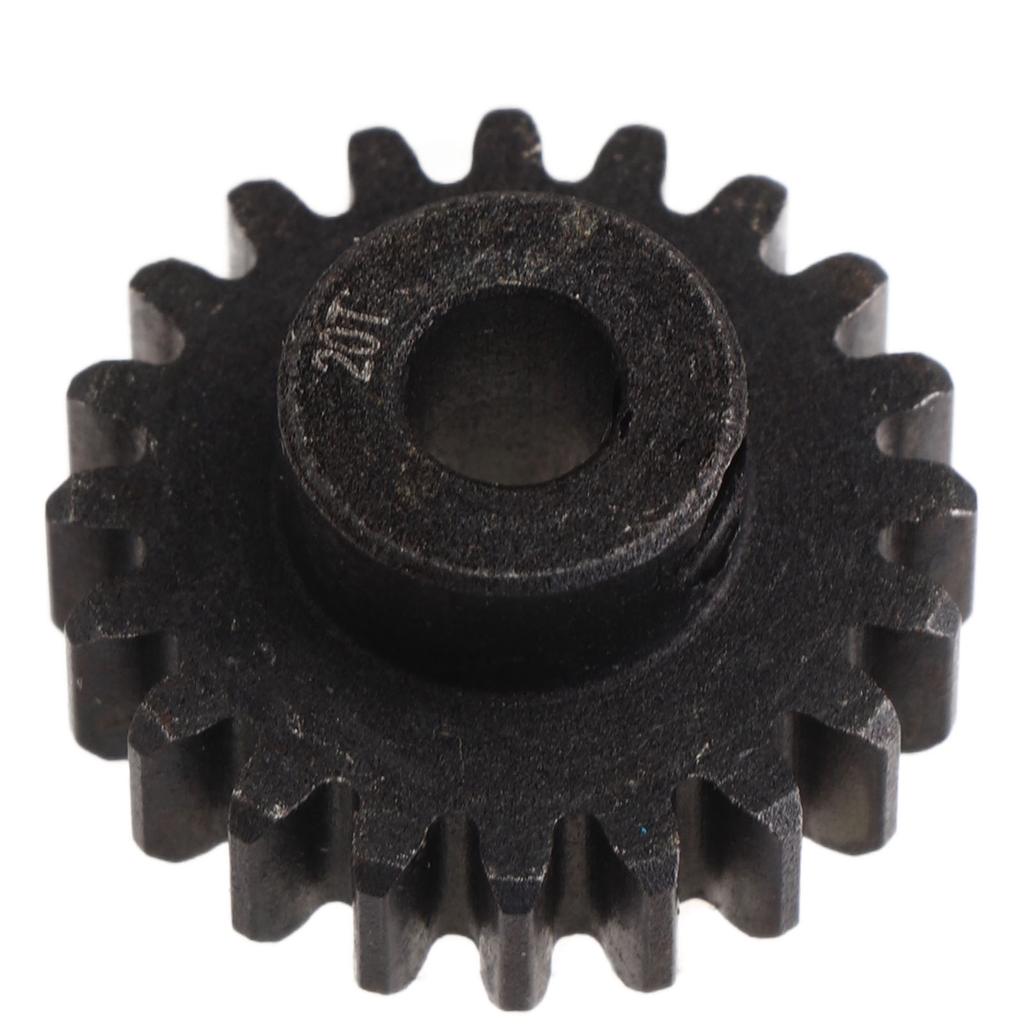 20T 22mm Średnica Zębatka Silnika RC Stal Ochrona przed Rdzą Czarna Zębatka Atakująca Silnika RC do Ulepszenia