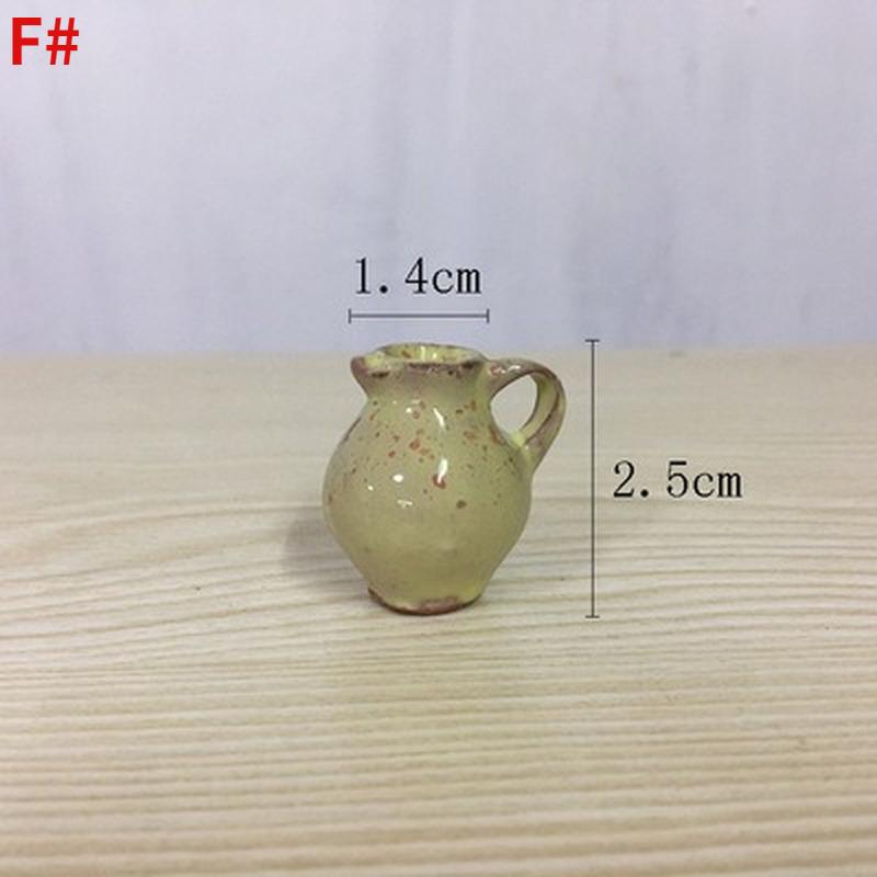 

1PC Керамічна міні кишенькова квіткова ваза Домашня садова прикраса Горщик-саджалка Милий вазон Саджалка настільна ваза Домашній офіс Горщик для бонсай F#