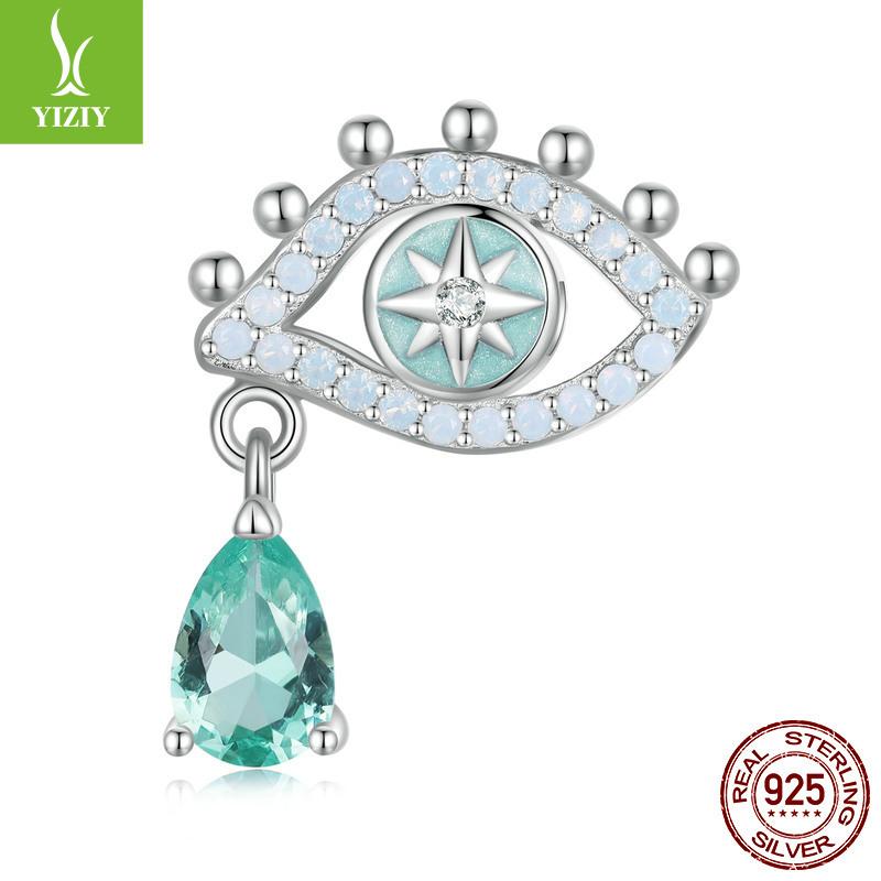 

Винтажный браслет «Глаз дьявола» своими руками из бусин, нежный опаловый глаз из серебра S925, шнурок, аксессуары