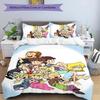 Loud House 3pcs Bedding Set Duvet Cover Closure Includes 1 Duvet Cover & 2 Pillowcases for All Seasons Bedroom Home Dorm Decor