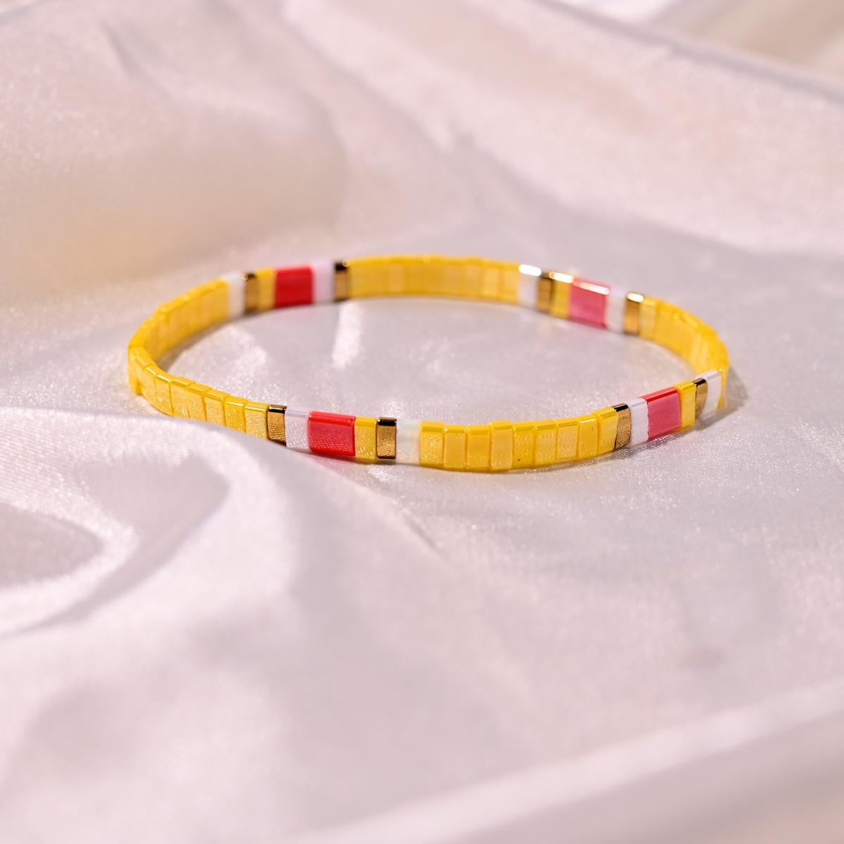 

Tila Beads Bracelet for Women Fashion New Design Hematite Stackable Colorful Charm Pulseras Femme Jewelry Accessories
