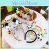 Tiara de Animal Fofo com Panda e Pinguim de Pelúcia para Meninas ou Presente