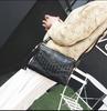 Echtes Leder Quaste Damen Schultertaschen Nieten Clutch Tasche Damen Umhängetasche für Mädchen Damen Crossbody Taschen