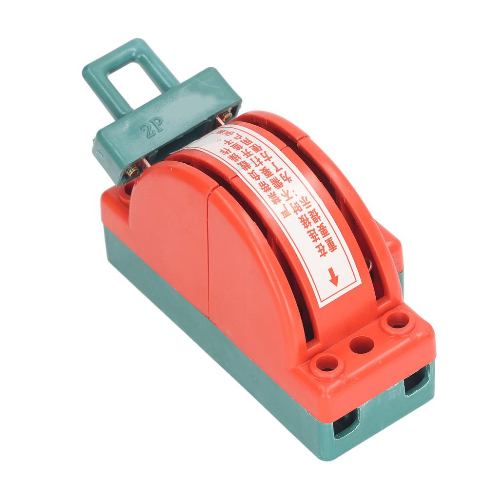 2 Pole Knife Switch Double Throw Disconnect Switch Electrical Load Switch with Fastening Rings 220V 380V