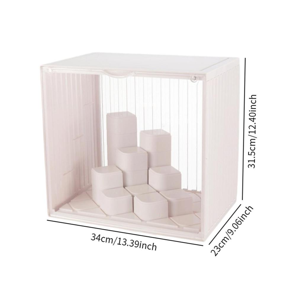 Clear Showcase for Figures, Storage Container, Display Stand