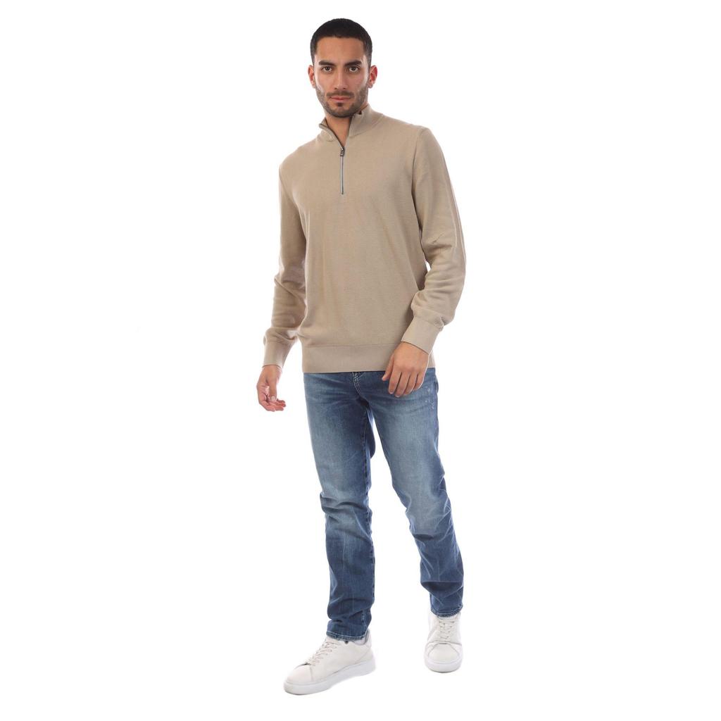 BOSS Herren Ebrando-P Viertelreißverschluss Pullover