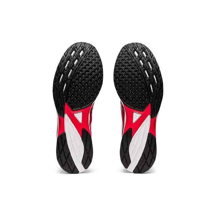 Asics Lyteracer 4 Abrasion Resistant Low Top Running Shoes Men's Red