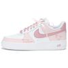 Air Force 1 Low Top Skateboard Shoes Women's White Pink DD8959-100(Team-)-Random Packaging Bags