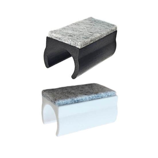 24 ks Plastové chrániče podlahy na nohy židlí ve tvaru U Krytky na nohy nábytku Snadná instalace Protiskluzové podložky na židle