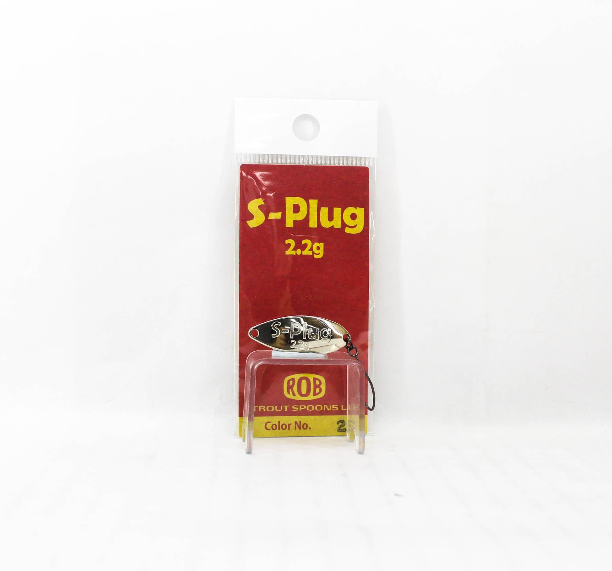 

Колеблющаяся блесна Rob Lure S Plug 2,2 грамма Тонущая приманка 2 (7412)