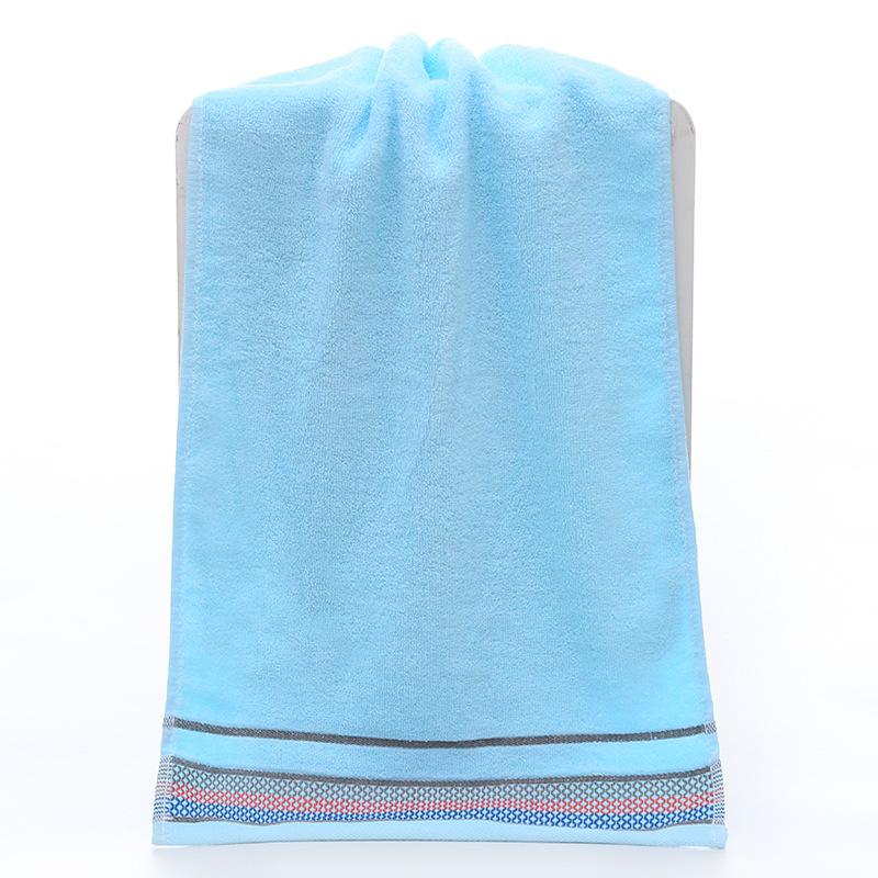 

Pure Cotton Face Towel for Household Use. All-cotton Face Towel As A Gift for Carrying. Embroidered Towel. 35x75cm синій