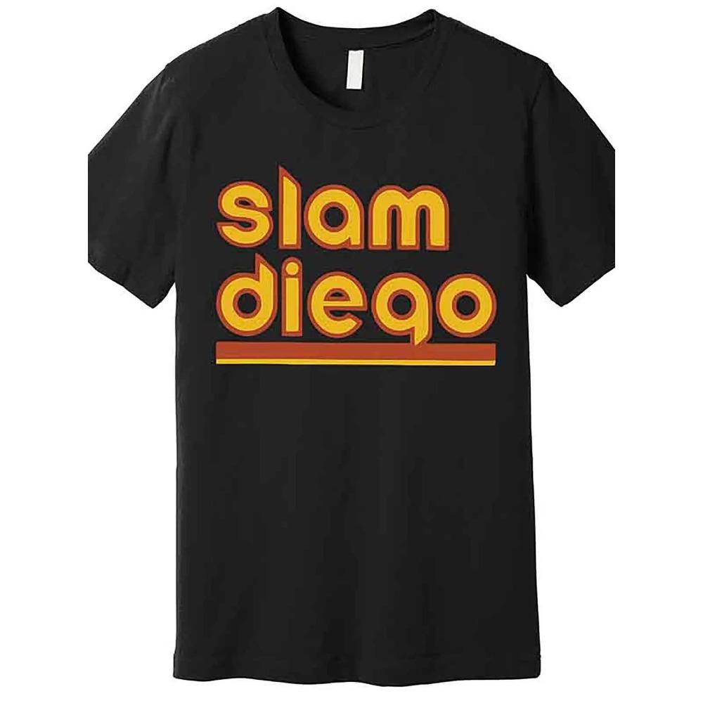 Vintage San Diego Baseball Fan Premium T-Shirt - Fun Men's Short Sleeve Printed Tee in Black