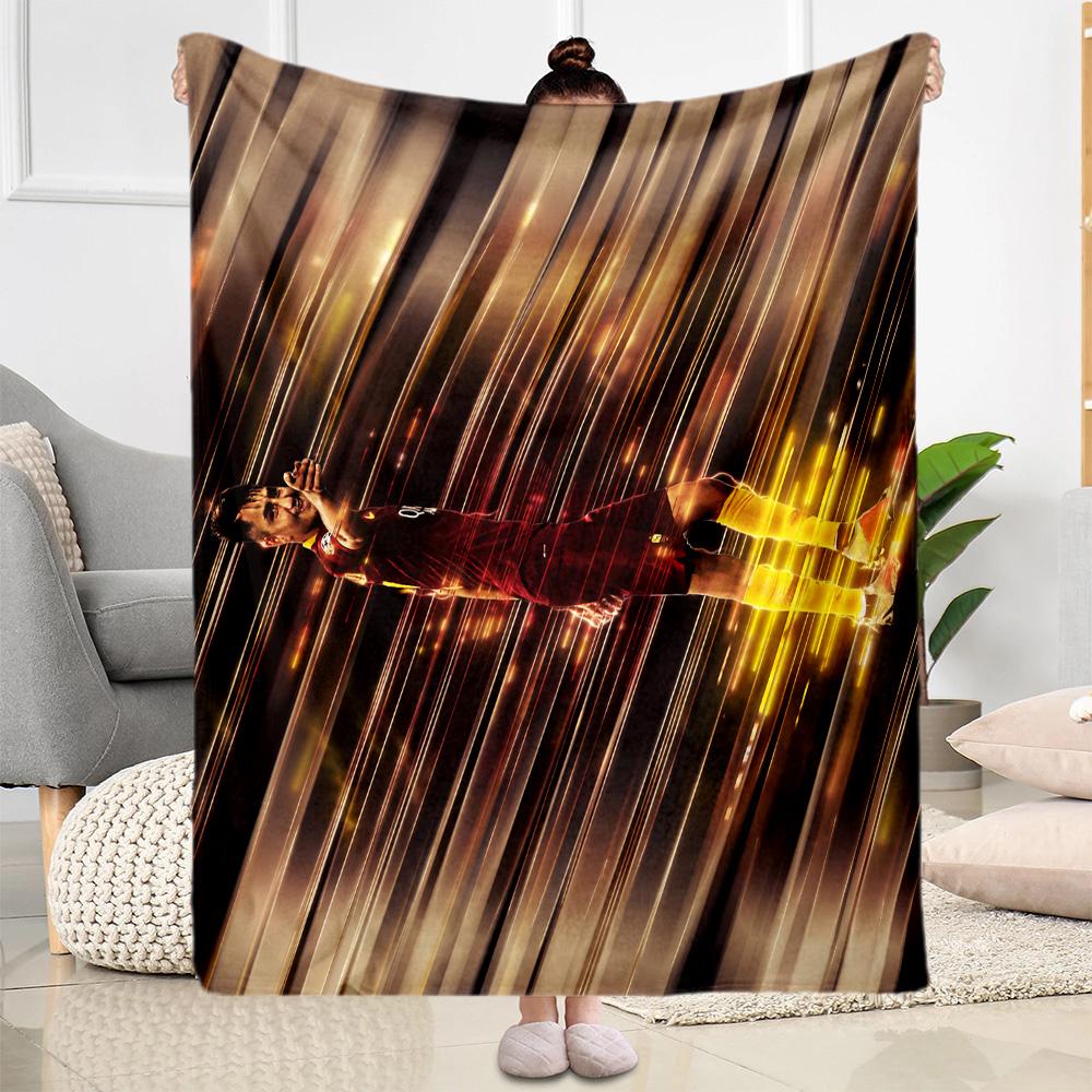 Cristiano Ronaldo Celebration Blanket Warmthful Decor Suitable for Sofa Chair Picnics All-Season Use Modern Gifts For Family Or Friends