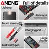ANENG 615 Multimeter Counts NCV Meter Battery Smart Touch Multitester AC/DC Current Voltage Tester 6000 Charging Instrument Tool