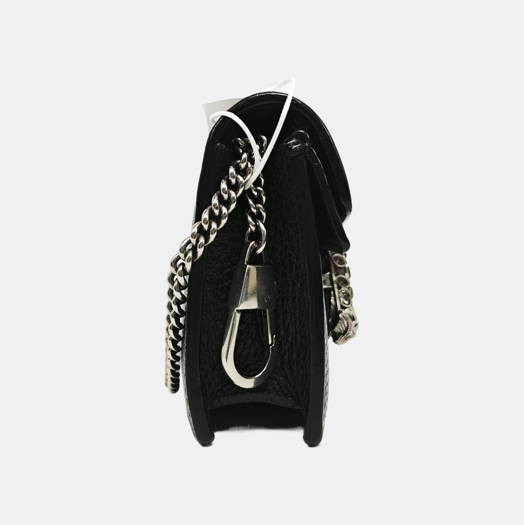 [Pre-Owned] Dionysus Tiger Head Buckle Chain Shoulder Leather Crossbody Bag Mini - Very Good #1L853S4