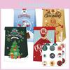 Decor Christmas Paper Bags With Santa Claus Gingerbread Man Print Daily For