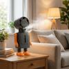 Detachable Base Misting Handheld Fan Cute Robot Shape Portable Mist Fan  Camping Travel