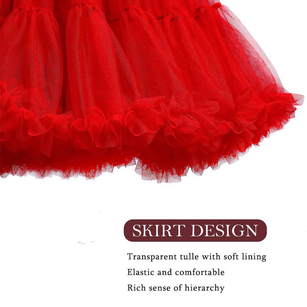 Women Petticoat Underskirt Swing  Princess Skirt Hippy Cosplay Cute New