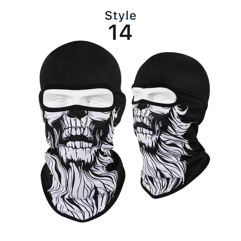 Skull Balaclava Full Face Cover Bandana for Outdoor Cycling Face Mask Gaiter Λαιμός Αξεσουάρ μοτοσυκλέτας
