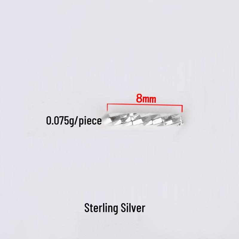 Sterling Silver S925 Pearl Bracelet with Carved Hollow Tube and Stringing Pearl Necklace Accessories.