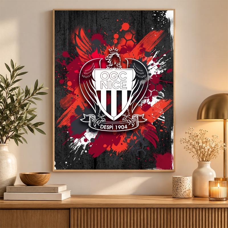 OGC Nice FC Diamond Painting Kit 5D Full Drill DIY Diamond Mosaic Wall Art Home Decor