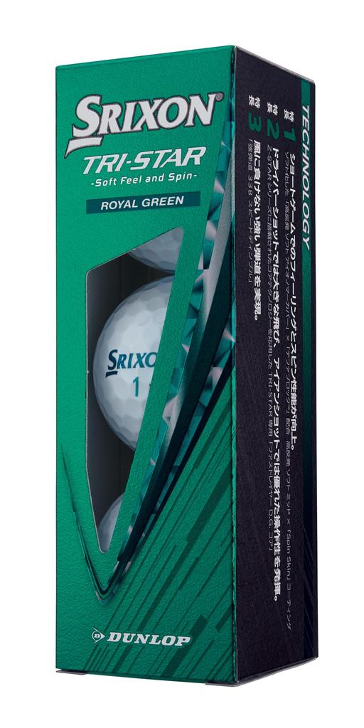 Dunlop Srixon Golf 2026 1 Dozen Royal Green TRI-STAR6 Balls, Model, (12 Balls),