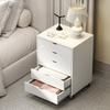 Mobile Office Pedestal, 5 Drawers, Rolling Storage for A3/Letter/A4, White