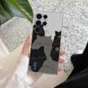 Funny Cartoon Cat Phone Case S25Ultra For Samsung Galaxy S25 S24 S23 S21 Ultra S20 FE S22 Plus A35 A55 S24FE 5G Case Clear Cover